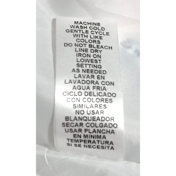 Chetta B Dress Womens Size 14 Ombre Aqua Floral Print Sleeveless NWT - Picture 14 of 14